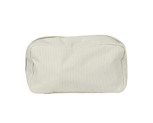 Женская косметичка ZUO 571 несесер органайзер дорожная бьюти кейс вельветовая Beige