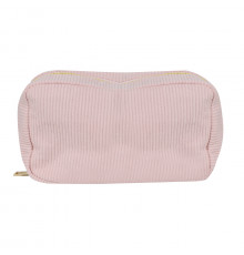Женская косметичка ZUO 571 несесер органайзер дорожная бьюти кейс вельветовая Pink