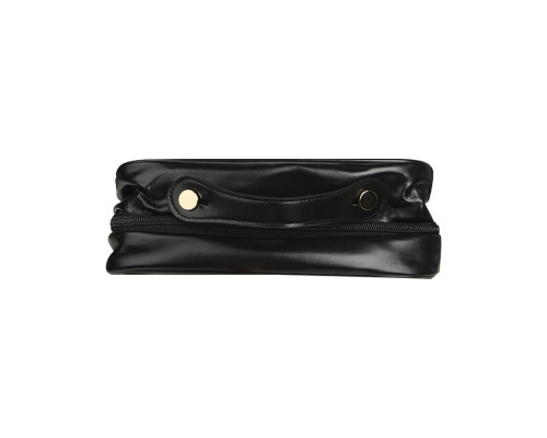 Органайзер косметичка BK-HZB-12 для хранения косметики компактный бьюти бокс переносной на молнии и с ручкой Black