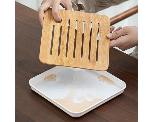 Дорожный набор для чайной церемонии керамический Black Sand