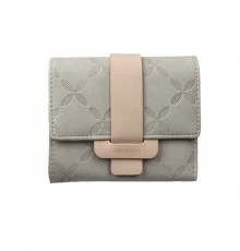 Женский кошелек Prettyzys 987 клатч с пряжкой повседневный Gray