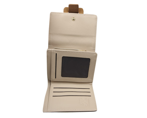 Женский кошелек Prettyzys 987 клатч с пряжкой повседневный Green