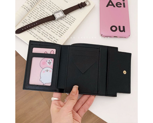 Женский кошелек EASTERN STAR C231-13 для купюр и карт на замке повседневный Black