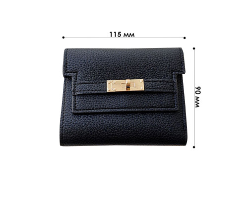 Женский кошелек EASTERN STAR C231-13 для купюр и карт на замке повседневный Black