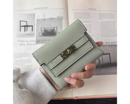 Женский кошелек EASTERN STAR C231-13 для купюр и карт на замке повседневный Green