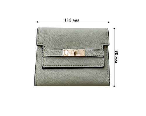 Женский кошелек EASTERN STAR C231-13 для купюр и карт на замке повседневный Green