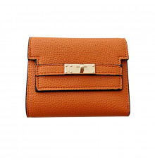 Женский кошелек EASTERN STAR C231-13 для купюр и карт на замке повседневный Orange