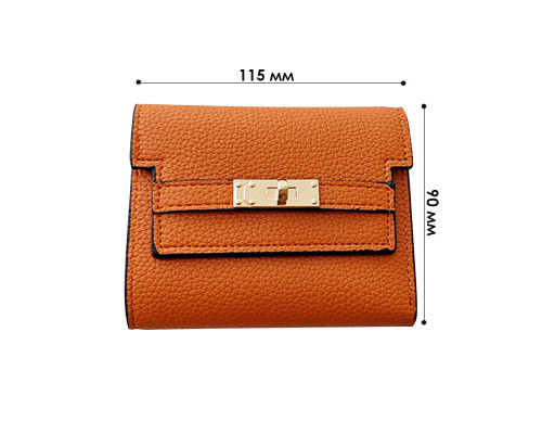 Женский кошелек EASTERN STAR C231-13 для купюр и карт на замке повседневный Orange