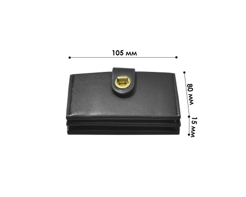 Женский кошелек EASTERN STAR C315-1 клатч с пряжкой повседневный Black