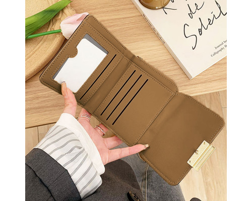 Женский кошелек EASTERN STAR C319-2B для купюр и карт на молнии с застёжкой повседневный Brown