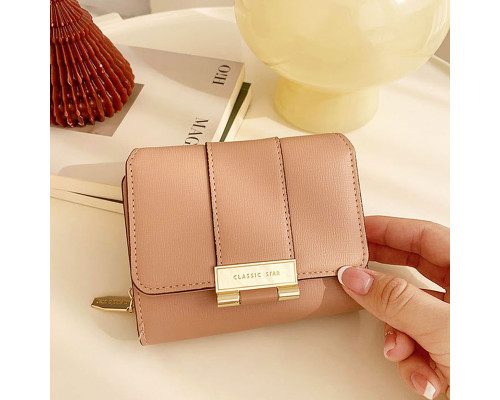 Женский кошелек EASTERN STAR C319-2B для купюр и карт на молнии с застёжкой повседневный Pink