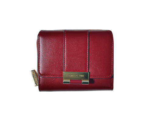 Женский кошелек EASTERN STAR C319-2B для купюр и карт на молнии с застёжкой повседневный Red