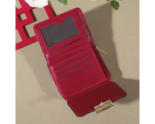 Женский кошелек EASTERN STAR C319-2B для купюр и карт на молнии с застёжкой повседневный Red