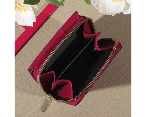 Женский кошелек EASTERN STAR C319-2B для купюр и карт на молнии с застёжкой повседневный Red