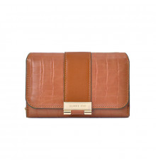 Женский кошелек EASTERN STAR C319-3A для купюр и карт с карманом для монет на молнии с застёжкой Brown