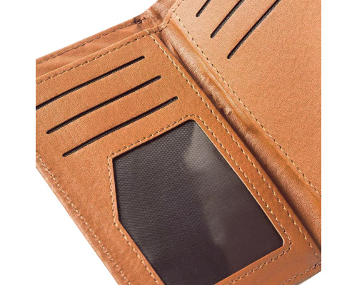 Женский кошелек EASTERN STAR C319-3A для купюр и карт с карманом для монет на молнии с застёжкой Brown