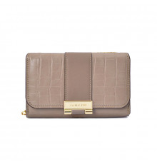Женский кошелек EASTERN STAR C319-3A для купюр и карт с карманом для монет на молнии с застёжкой Latte