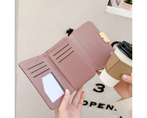 Женский кошелек EASTERN STAR C319-3A для купюр и карт с карманом для монет на молнии с застёжкой Pink