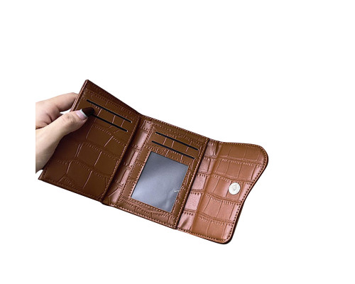 Женский кошелек EASTERN STAR C393-1 для купюр и карт повседневный Brown