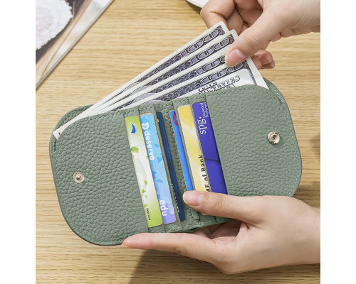 Женский кошелек EASTERN STAR C395-1 для купюр и карт с карманом для монет повседневный Light Green