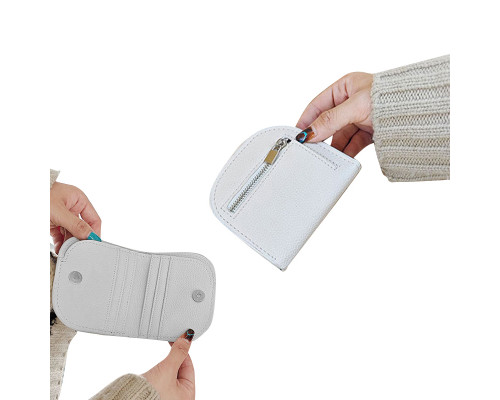 Женский кошелек EASTERN STAR C395-1 для купюр и карт с карманом для монет повседневный White
