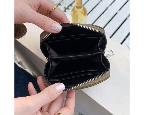 Женский кошелек EASTERN STAR C508-1 для купюр карт и монет на молнии повседневный Dark Green