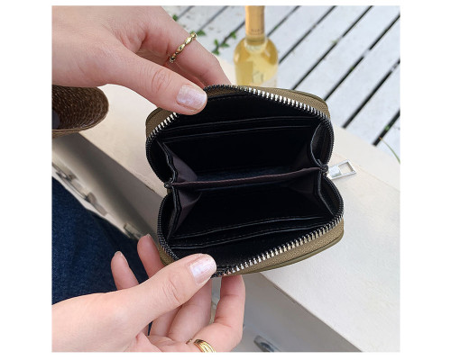 Женский кошелек EASTERN STAR C508-1 для купюр карт и монет на молнии повседневный Latte