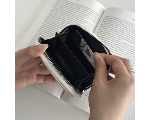 Женский кошелек EASTERN STAR C508-1 для купюр карт и монет на молнии повседневный White