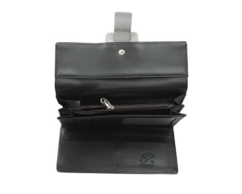 Женский кошелек Prettyzys PT18-989 клатч с пряжкой повседневный Black