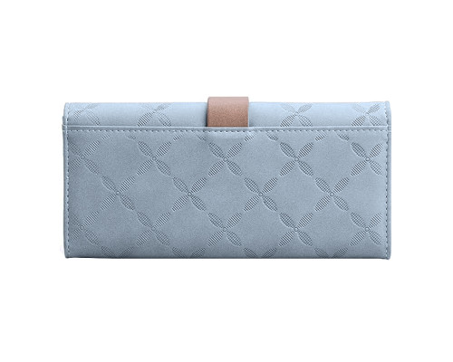 Женский кошелек Prettyzys PT18-989 клатч с пряжкой повседневный Blue