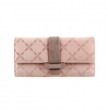 Женский кошелек Prettyzys PT18-989 клатч с пряжкой повседневный Pink