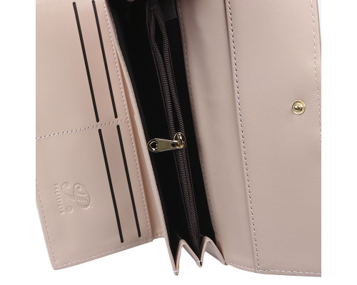 Женский кошелек Prettyzys PT18-989 клатч с пряжкой повседневный Pink