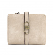 Женский кошелек Prettyzys PT23-2087 клатч с пряжкой повседневный складной  Beige