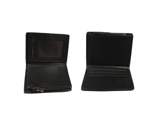 Женский кошелек Prettyzys PT23-2087 клатч с пряжкой повседневный складной  Black