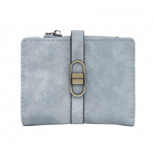 Женский кошелек Prettyzys PT23-2087 клатч с пряжкой повседневный складной  Blue