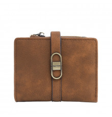 Женский кошелек Prettyzys PT23-2087 клатч с пряжкой повседневный складной  Brown