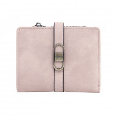 Женский кошелек Prettyzys PT23-2087 клатч с пряжкой повседневный складной  Pink