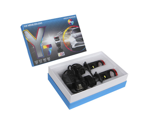 Автомобильная светодиодная лампа дальнего и ближнего света DXZ A-Y7-H4 90 W