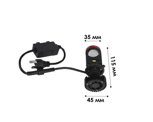 Автомобильная светодиодная лампа дальнего и ближнего света DXZ A-Y7-H4 90 W