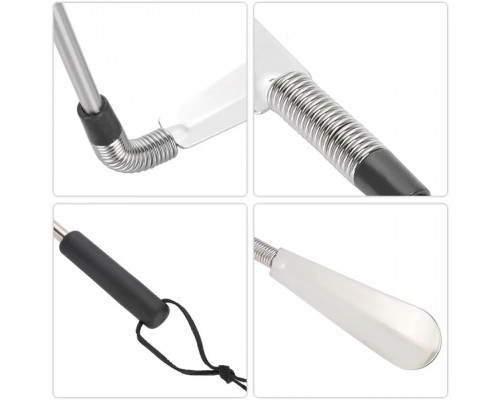 Ложка для обуви с длинной ручкой складная