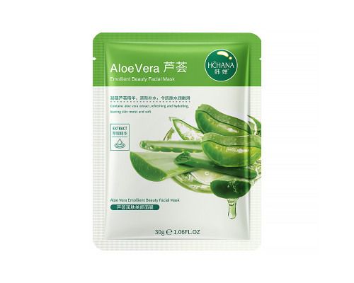 Маска для лица тканевая Hchana Moisturizing and Soothing Mask Aloe Vera