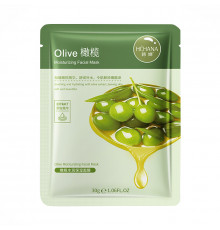 Маска для лица тканевая Hchana Moisturizing Facial Mask Olive