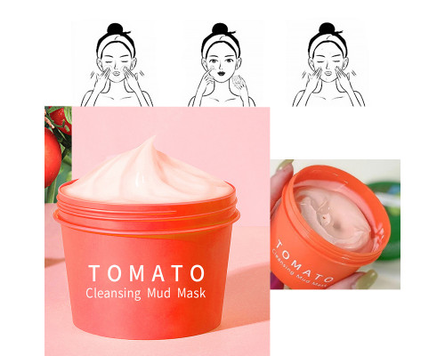 Грязевая маска для лица SERSANLOVE Tomato Cleansing Mud Mask с экстрактом помидора