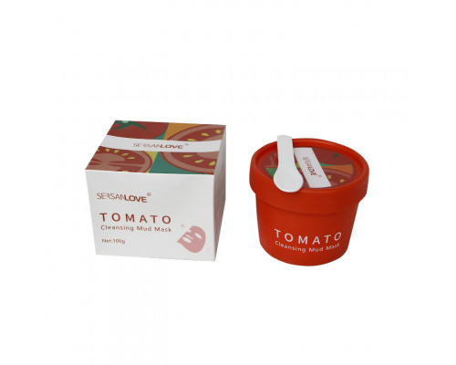 Грязевая маска для лица SERSANLOVE Tomato Cleansing Mud Mask с экстрактом помидора