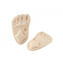 Нескользящие подушечки XD-03 для снятия давления на переднюю часть стопы для высоких каблуков Бежевый