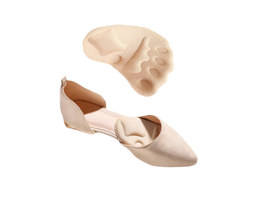 Нескользящие подушечки XD-03 для снятия давления на переднюю часть стопы для высоких каблуков Бежевый