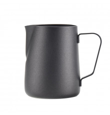 Питчер молочник для кофе Ecocoffeetools LH3560B с тефлоновым покрытием для взбивания молока с длинным носиком Black 350 мл