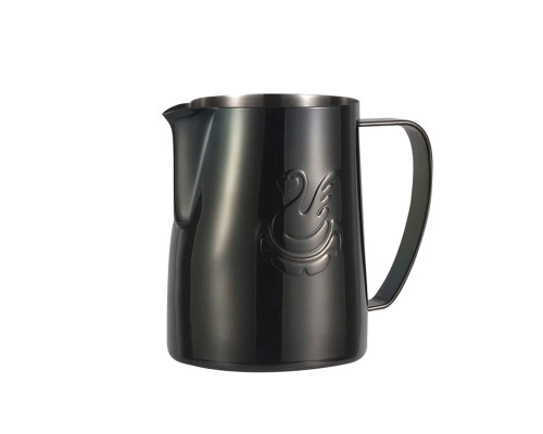 Питчер для молока JibbiJug молочник для вспенивания нержавеющая сталь градиент 400 мл Black