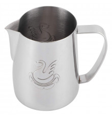Питчер для молока JibbiJug молочник для вспенивания молока нержавеющая сталь градиент 600 мл Silver