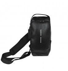 Сумка 694 нагрудная через плечо с кодовым замком влагостойкая Black